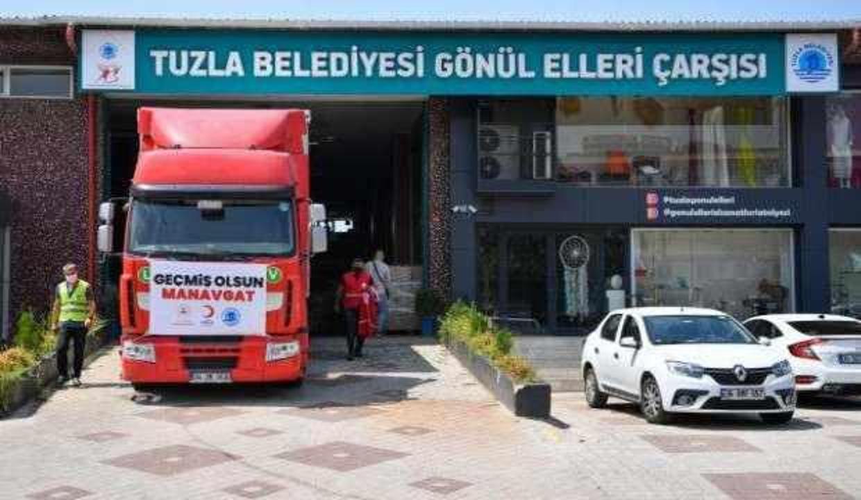 Tuzla başta olmak üzere İstanbul'daki belediyeler yangın bölgesinde