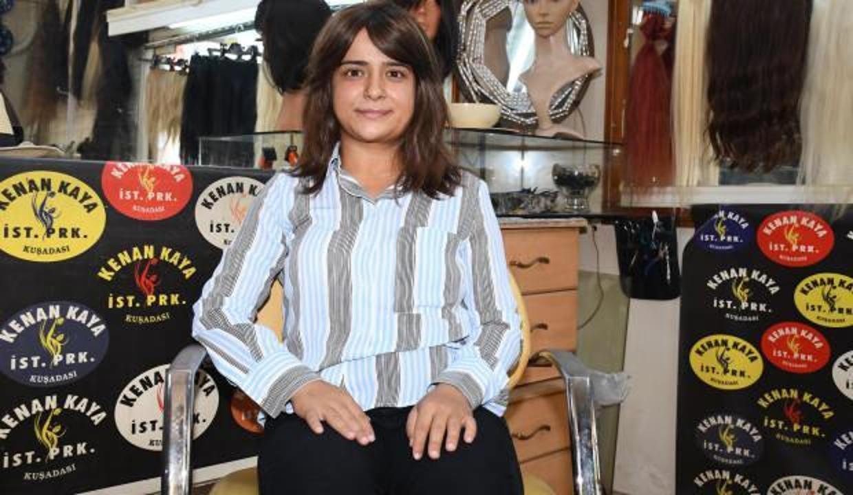 Aydın'da 28 yaşındaki kanser hastası perukla hayata tutundu