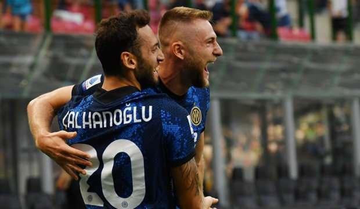 Hakan Çalhanoğlu'ndan 14 dakika 1 gol, 1 asist