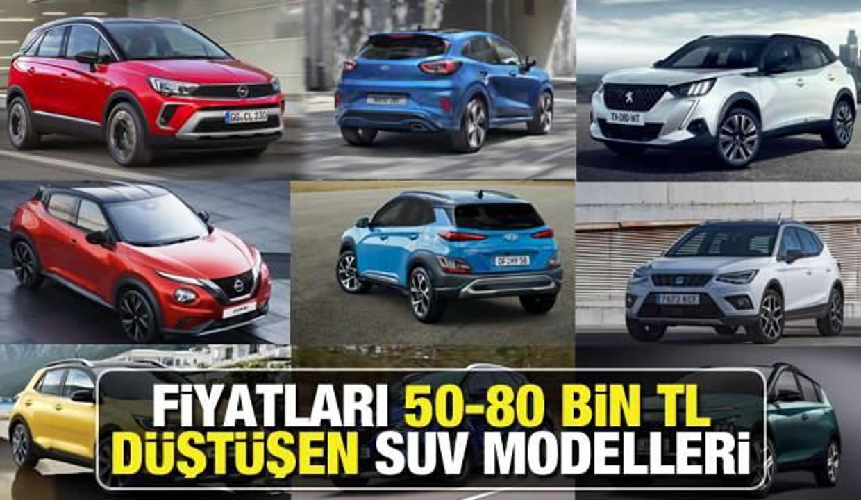 Fiyatı düşen SUV modelleri: Renault Opel Peugeot Ford Hyundai Nissan yeni fiyatları