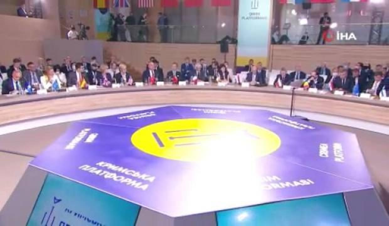44 ülkenin katıldığı zirvede Türkiye'den net duruş: Kırım Ukrayna’dır