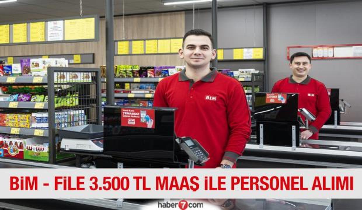 BİM ve FİLE bünyesine en az 3.500 TL maaş ile personel alımı! Nasıl başvuru yapılır? - Vimarsana News
