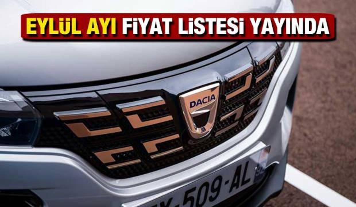 Dacia Eylül ayı son fiyat listesi! 2021 model Duster, Sandero, Lodgy, Combi güncel fiyatı
