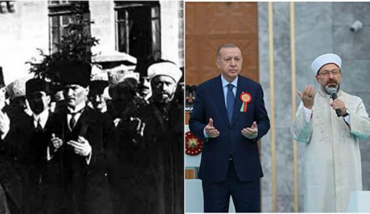 Duadan rahatsız olanlara Fahrettin Altun'dan fotoğraflı yanıt