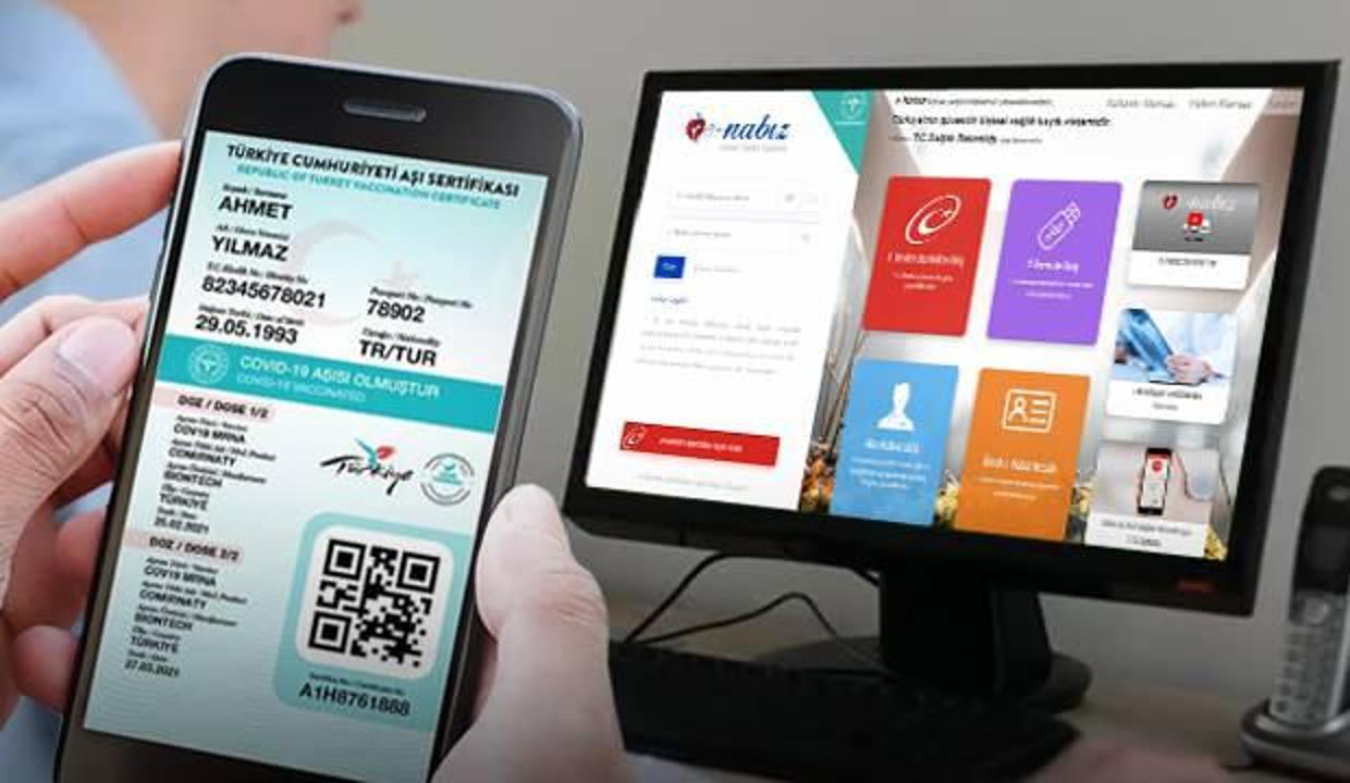 Aşı kartı nasıl alınır? E-Nabız'dan aşı kartı nasıl çıkarılır? İşte Aşı kartı alma ekranı!