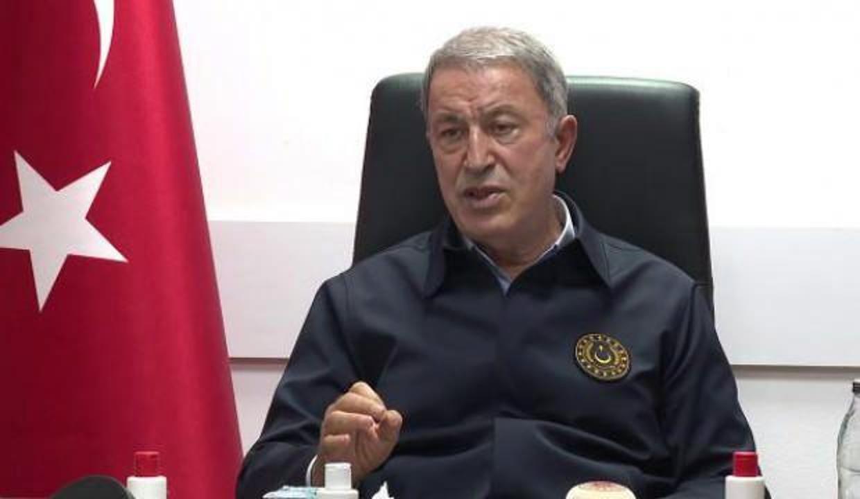 Bakan Akar: Şehitlerimizin kanları yerde kalmayacak