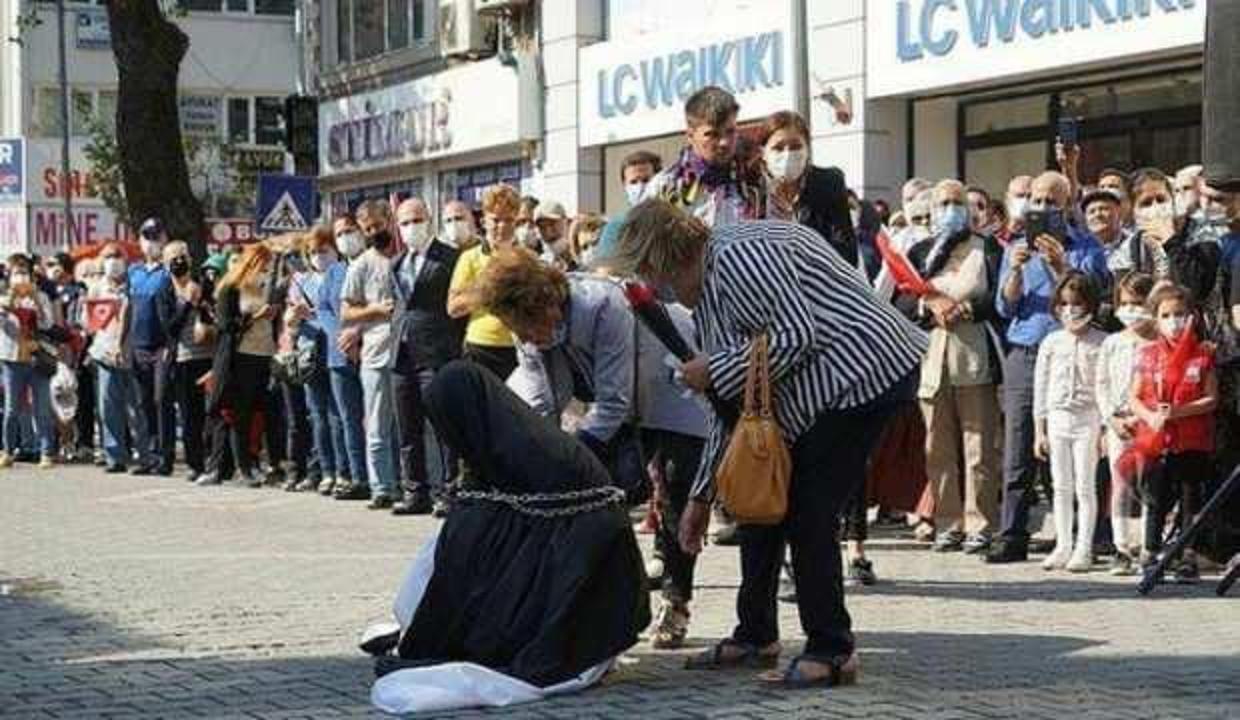 Bakan Yanık, Edremit'teki gösteriye tepki gösterdi