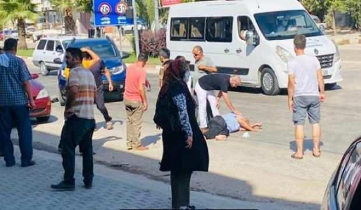 Otomobil çarpan yaya öldü, sürücü kalp krizi geçirdi
