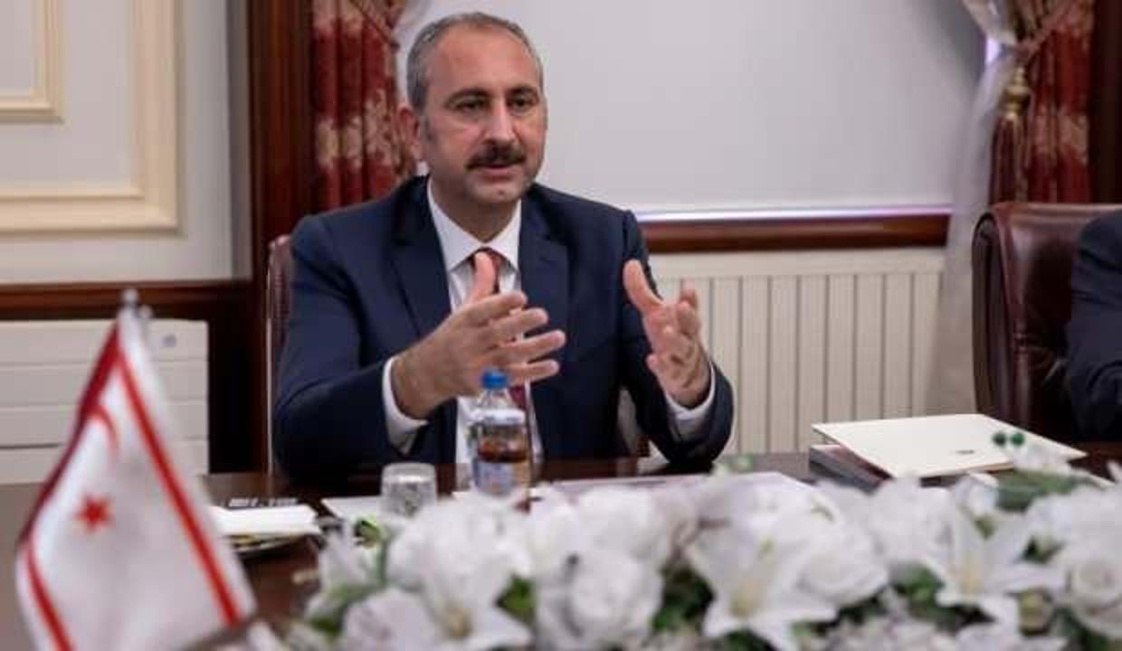 Adalet Bakanı Gül'den Kıbrıs açıklaması