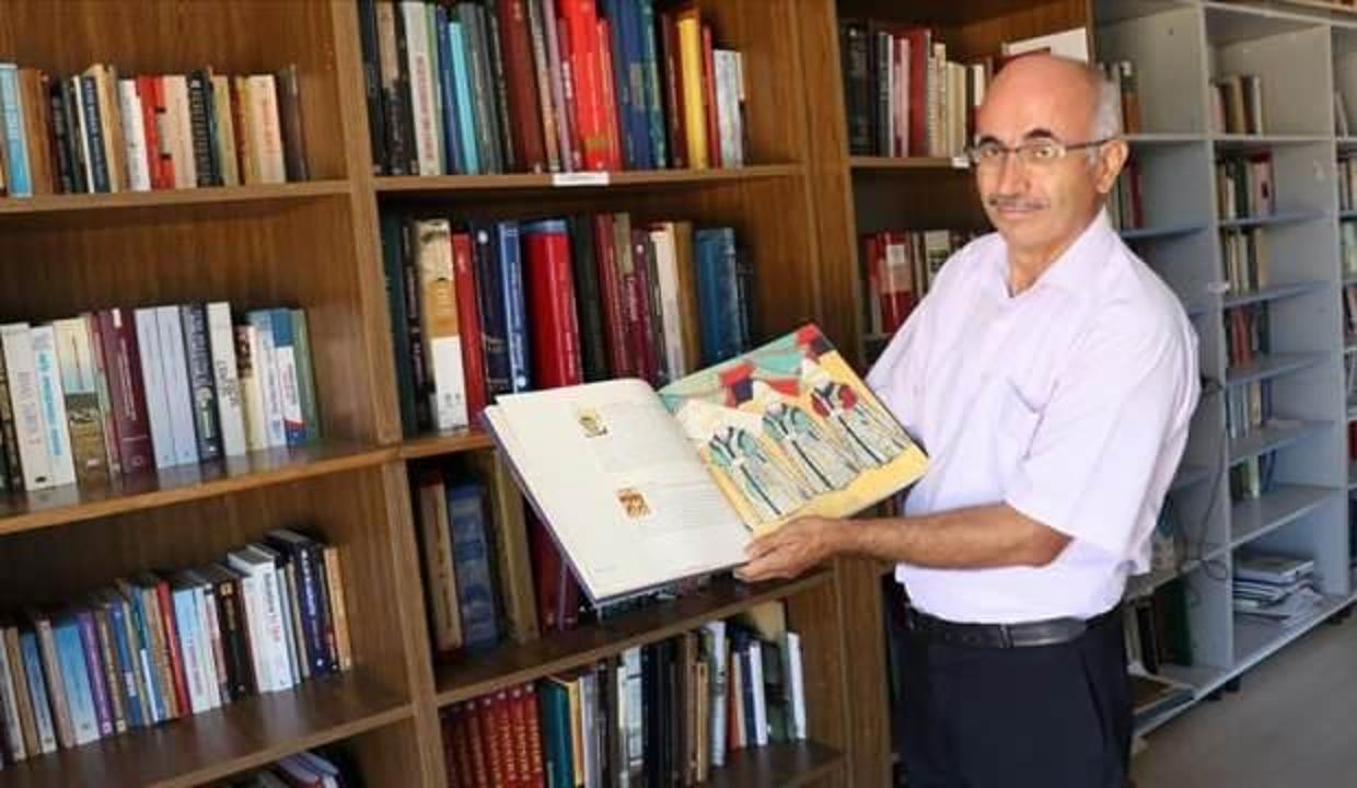 Denizlili gazeteci 40 yıllık kütüphane hayalini köyünde gerçekleştirdi
