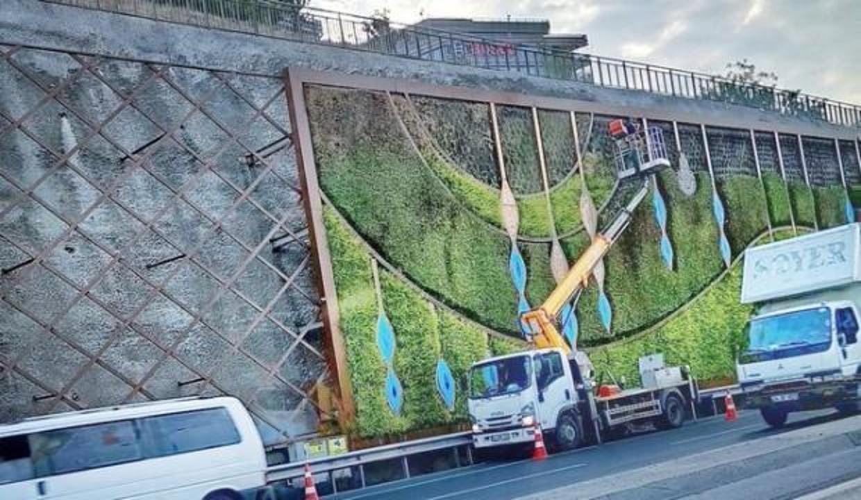 Maltepe'de 'dikey bahçe' katliamı! CHP'li İBB güne bozmaya çalışarak başladı