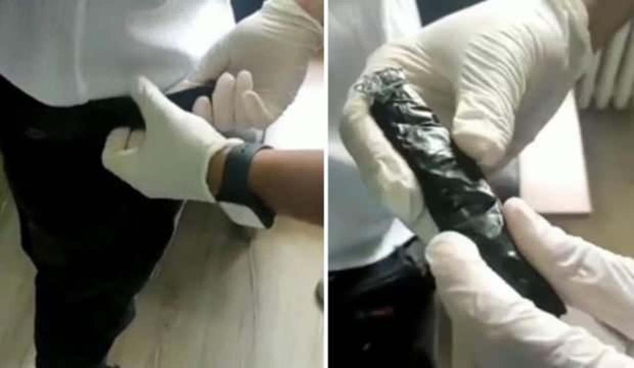Yolcu otobüsünde iç çamaşırına gizlediği uyuşturucuyla yakalandı