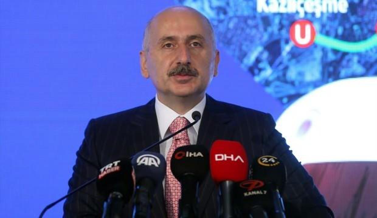Bakan Karaismailoğlu, Kazlıçeşme-Sirkeci hattı için tarih verdi