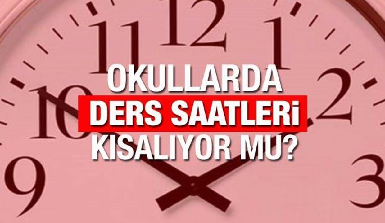 Ders saatleri 30 dakika mı olacak? MEB yüz yüze eğitimde ders saatlerinin 30 dakikaya çekilmesi...