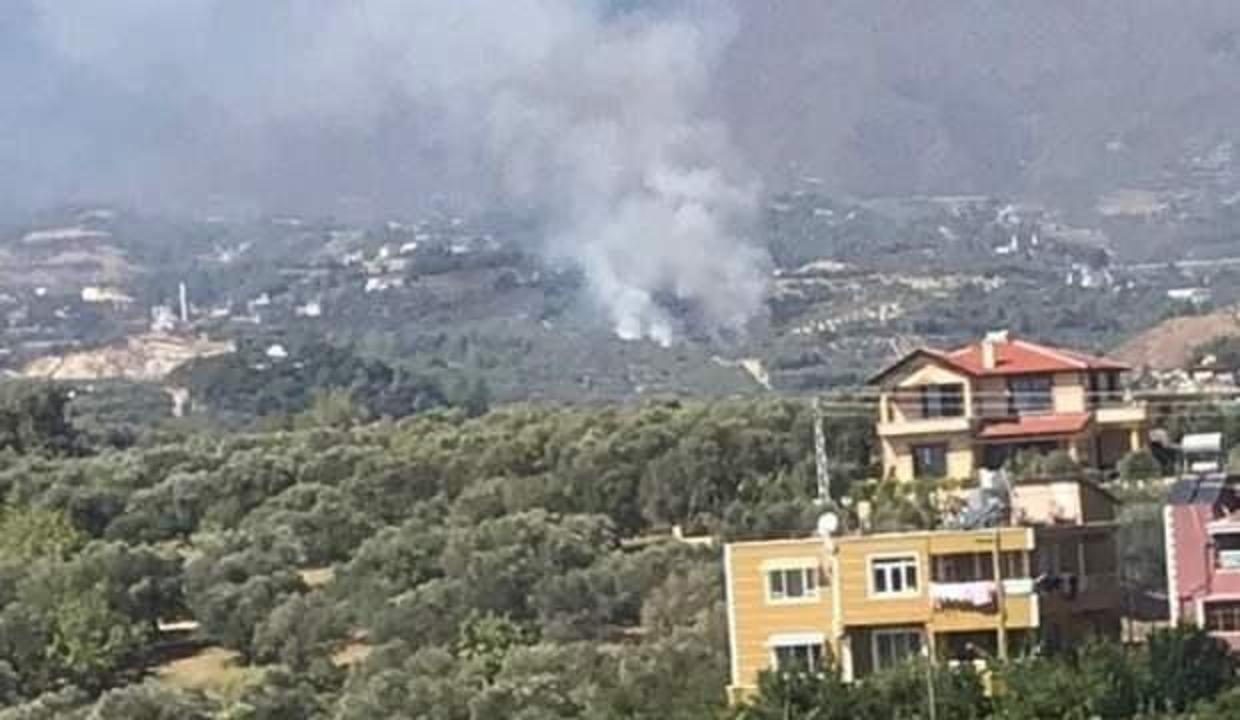 Hatay'da korkutan yangın!