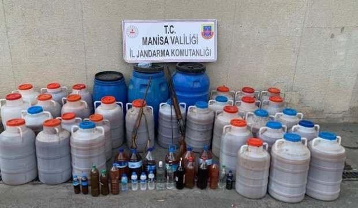 JASAT'tan operasyon: 1 ton 602 kilogram sahte içki ele geçirildi