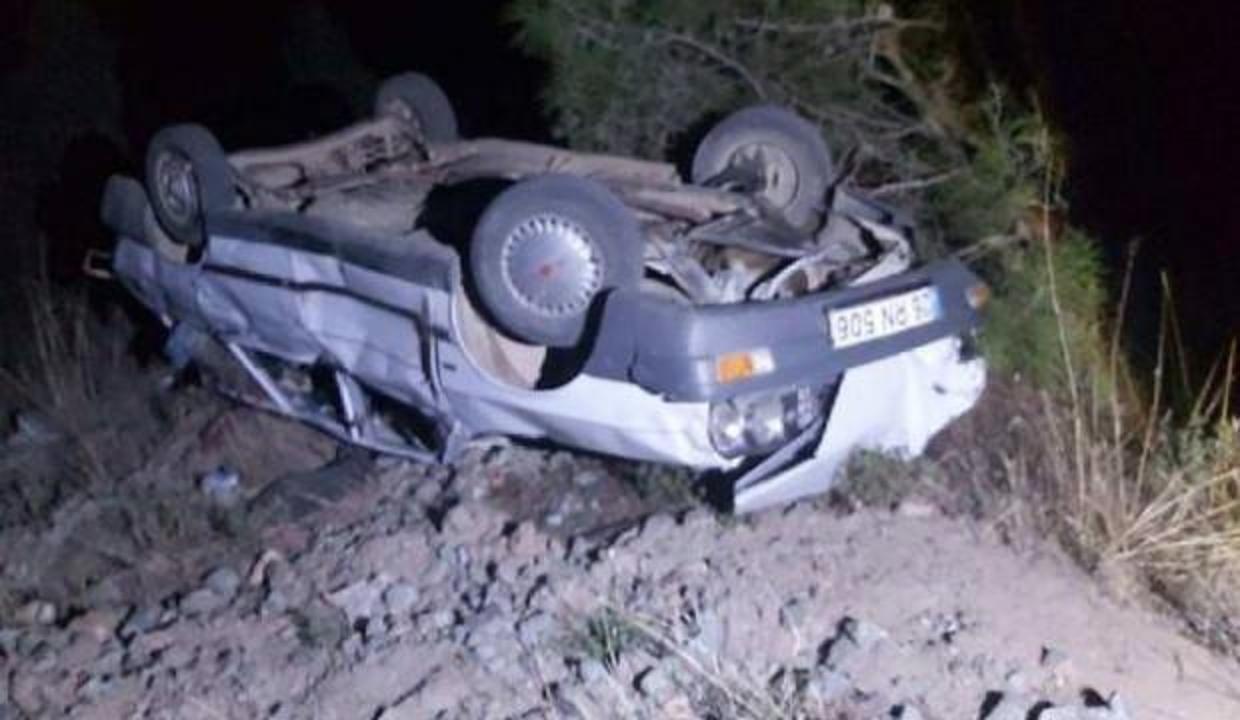 80 metreden düşen otomobilde emniyet kemeri kurtardı