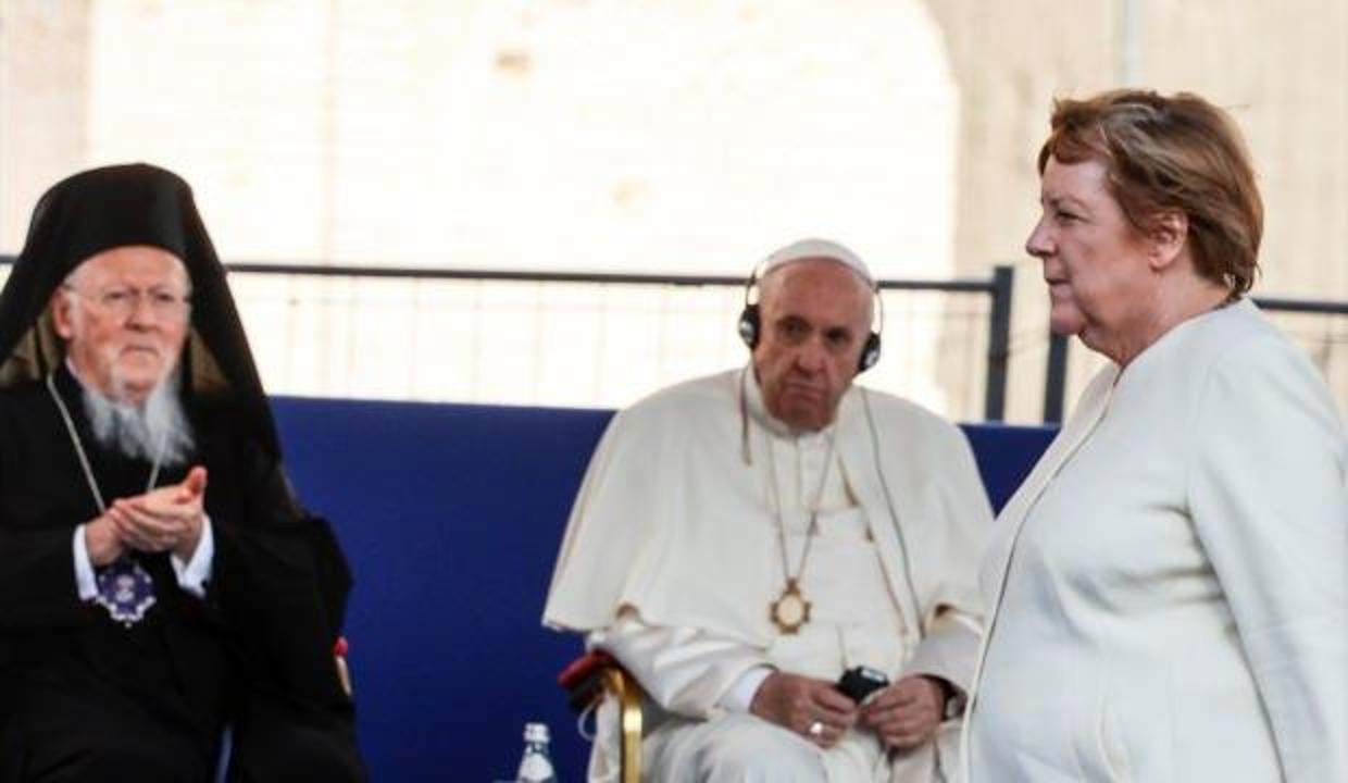 Almanya Başbakanı Merkel'den Vatikan'a veda ziyareti