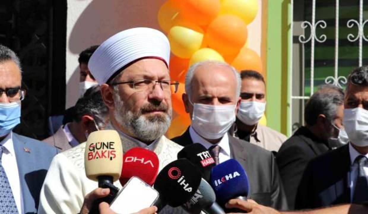 Diyanet İşleri Başkanı Erbaş sert çıktı: "Mescid-i Aksa bir İslam mabedidir"