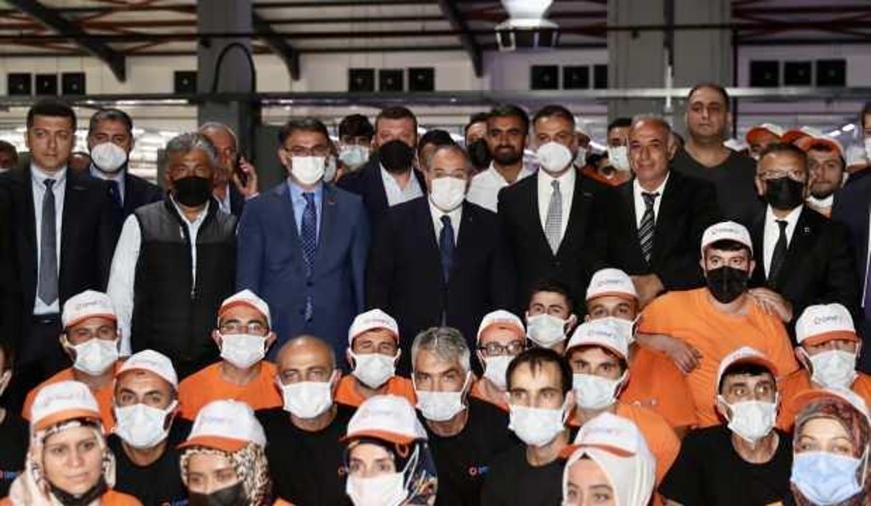 Alanında Avrupa'nın en büyük fabrikası Tokat'ta açıldı