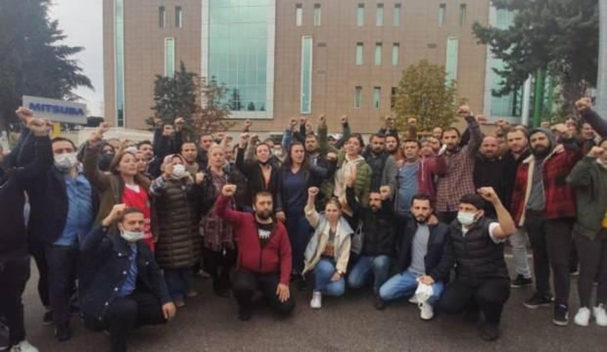 Arkadaşları eylem yaptı, işten çıkarılan işçiler tazminata kavuştu