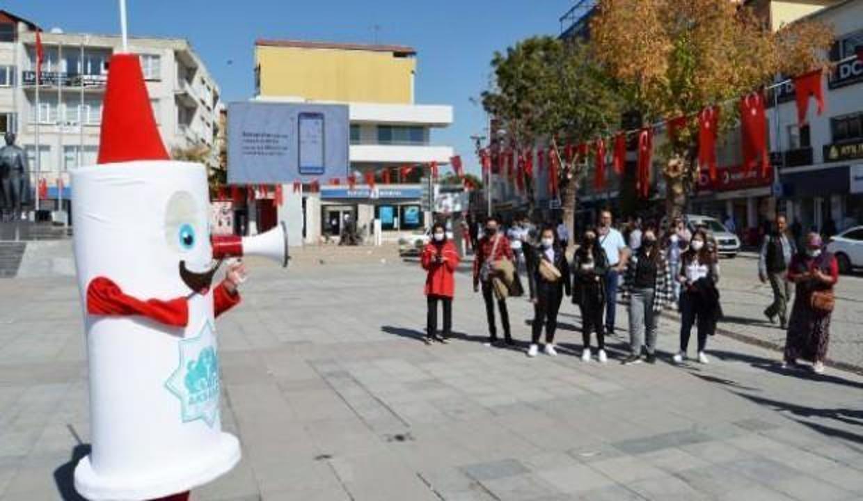 Aşılamada 'turuncu' listedeki Aksaray’da kostümlü çağrı
