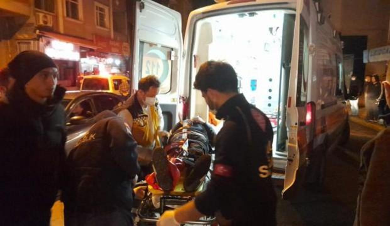 Kamyonet, motosiklet ile çarpıştı: 2 yaralı