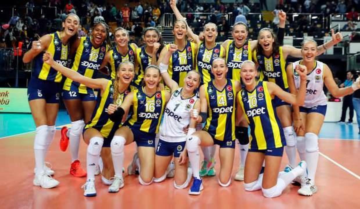 Voleybolda haftanın maçında kazanan Fenerbahçe