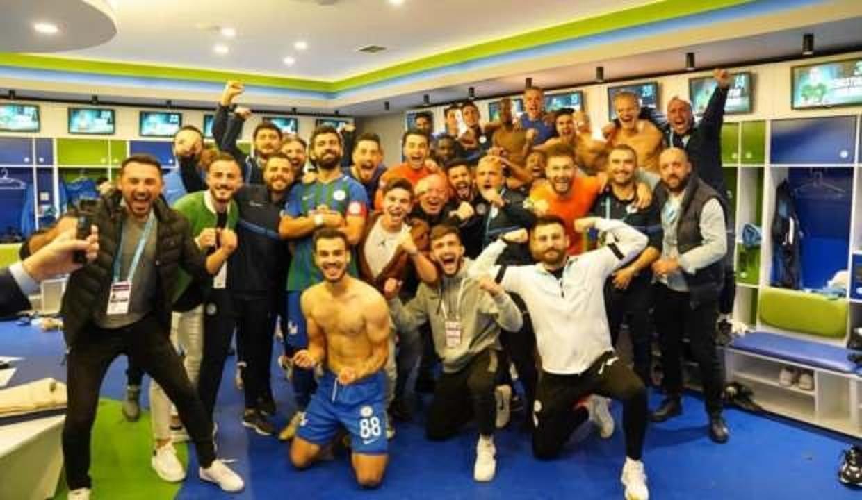Çaykur Rizespor'dan sezonun ilk galibiyet pozu