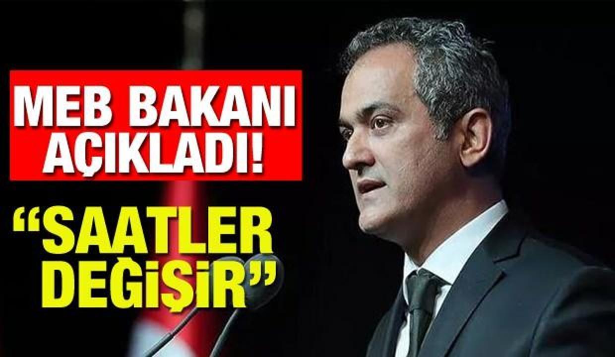 Okullarda ders saati azaltılacak mı? (MEB) Bakan Mahmut Özer'den "saatler değişir" açıklaması...