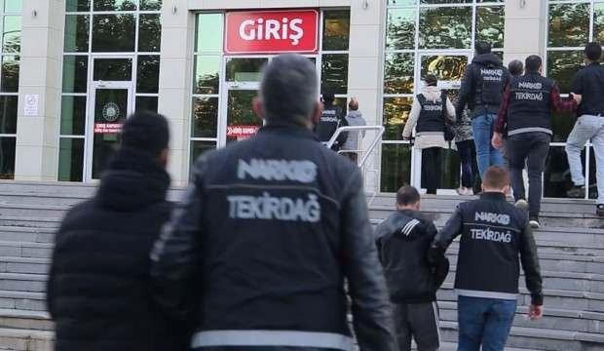 Tekirdağ'da uyuşturucu operasyonu: 70 gözaltı