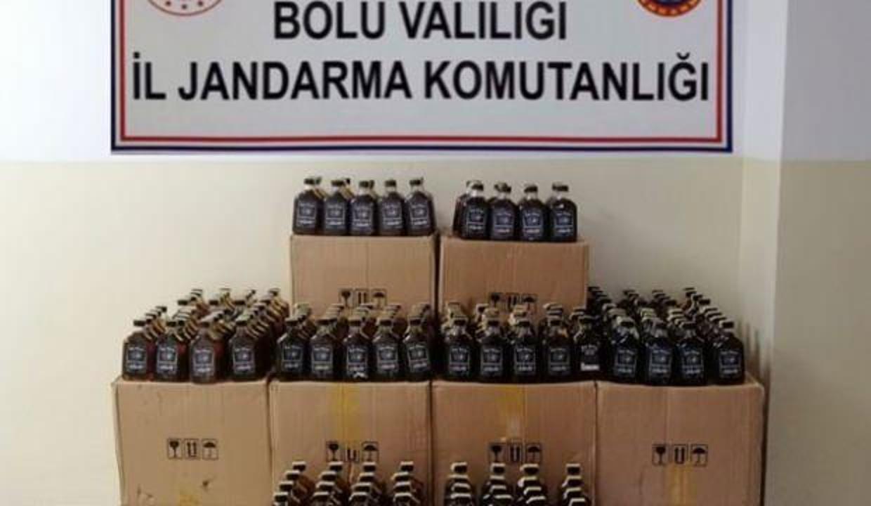 Yayla evine kaçak içki operasyonu: 1 gözaltı