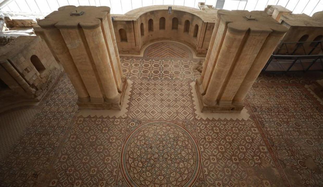 Filistin'de Emevi Sarayı'nın kalıntıları ziyarete açılıyor