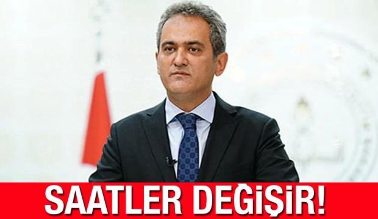 Okullarda ders saati düşecek mi? MEB Bakanı Mahmut Özer'den flaş açıklama! "Saatler değişir"