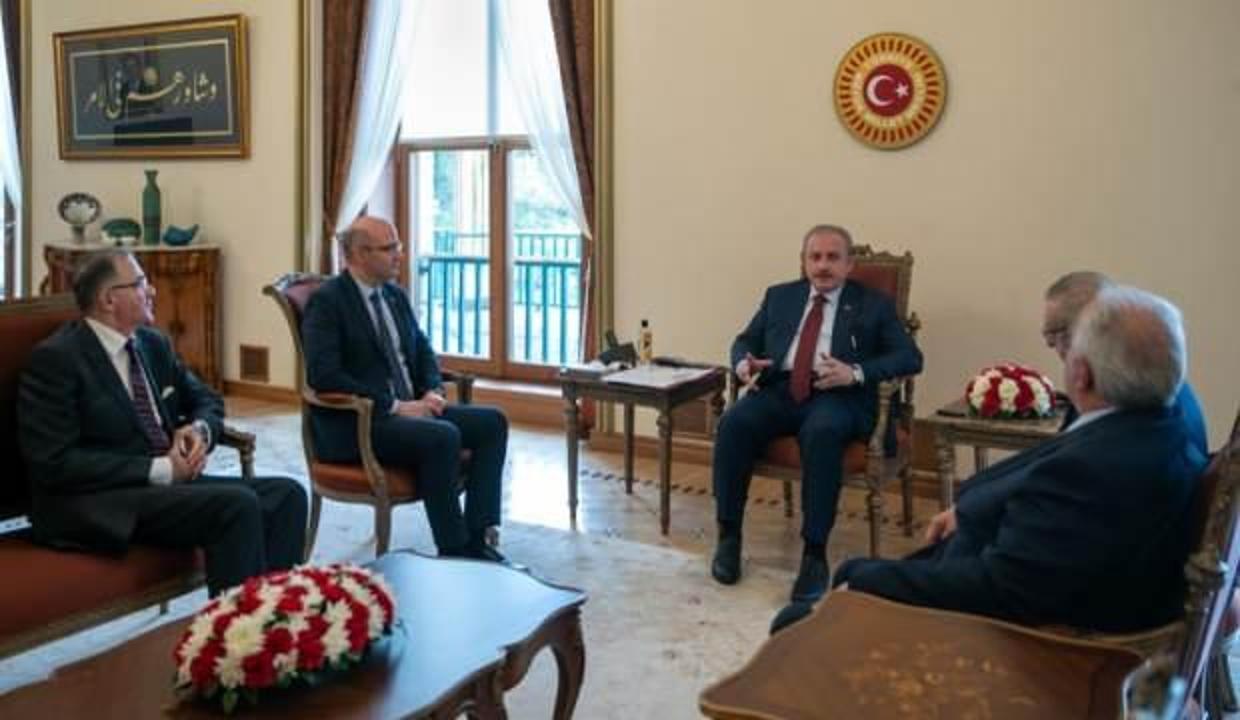 TBMM Başkanı Şentop, Yassıada mahkemeleri mağdurları yakınlarını kabul etti