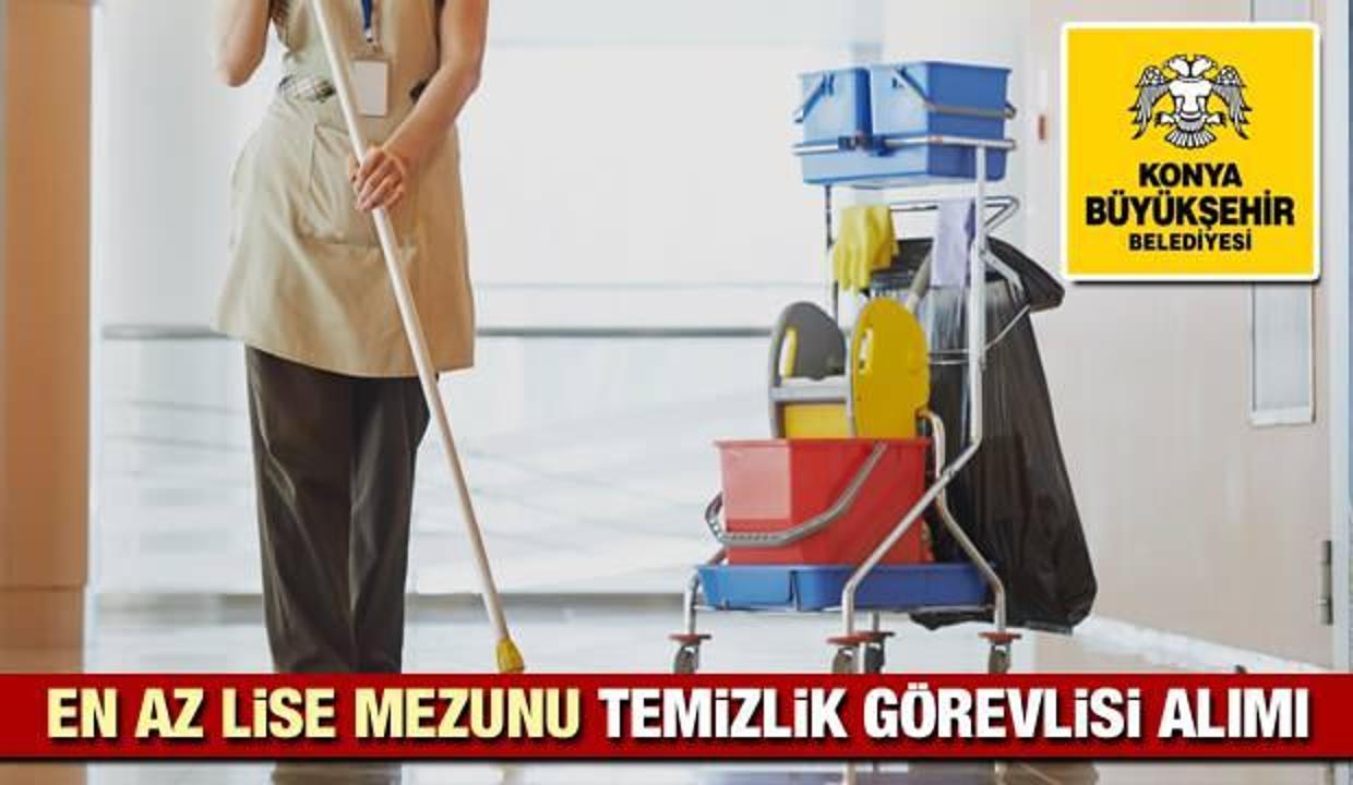 En az ilkokul mezunu 128 temizlik personeli alımı başladı! KPSS şartı yok...