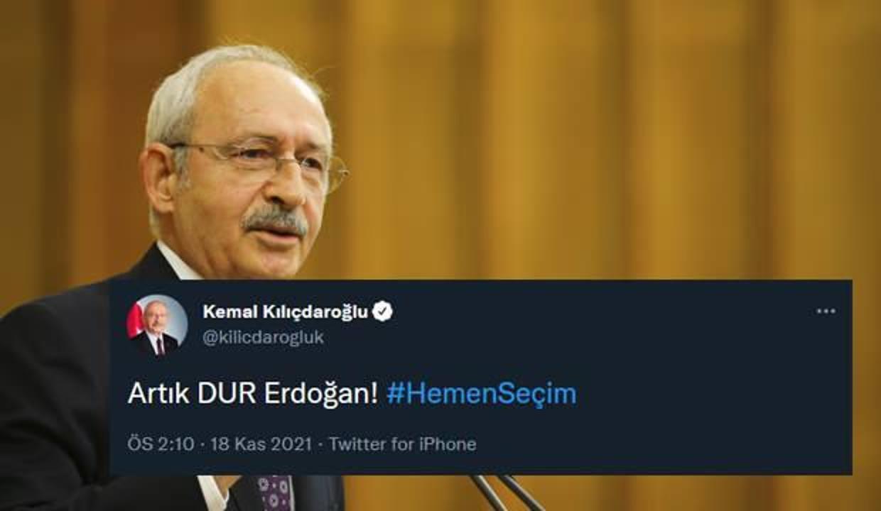Kemal Kılıçdaroğlu faiz kararı sonrası Başkan Erdoğan'ı hedef aldı