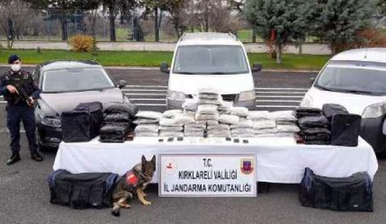 Bulgaristan'dan uyuşturucu sevkiyatına 5 gözaltı 