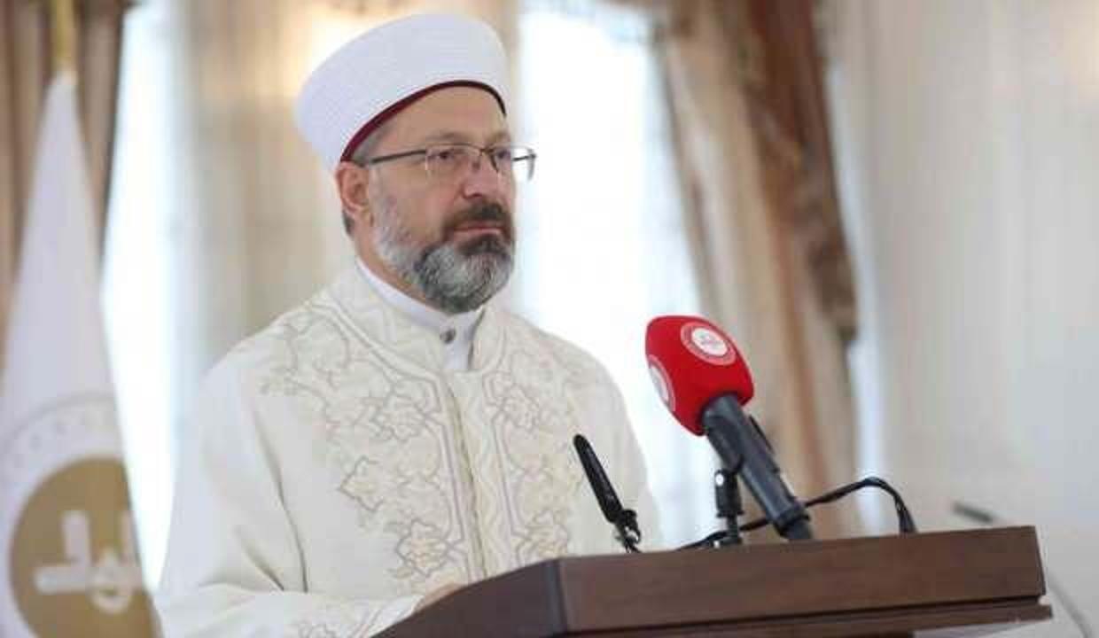 Erbaş: Şiddet, insanlık suçudur, acizliktir