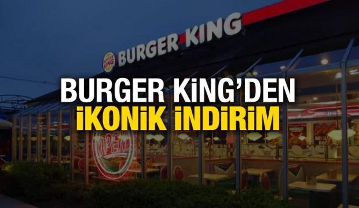 Ünlü fast food zinciri Burger King’den Whopper menüsüne indirim! Amerika’da ikonik ücret…