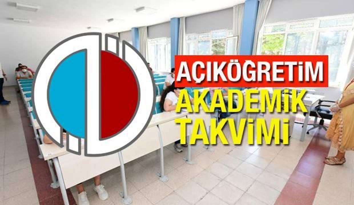 AÖF final sınavları ne zaman yapılacak? Akademik takvimi Anadolu Üniversitesi açıkladı...