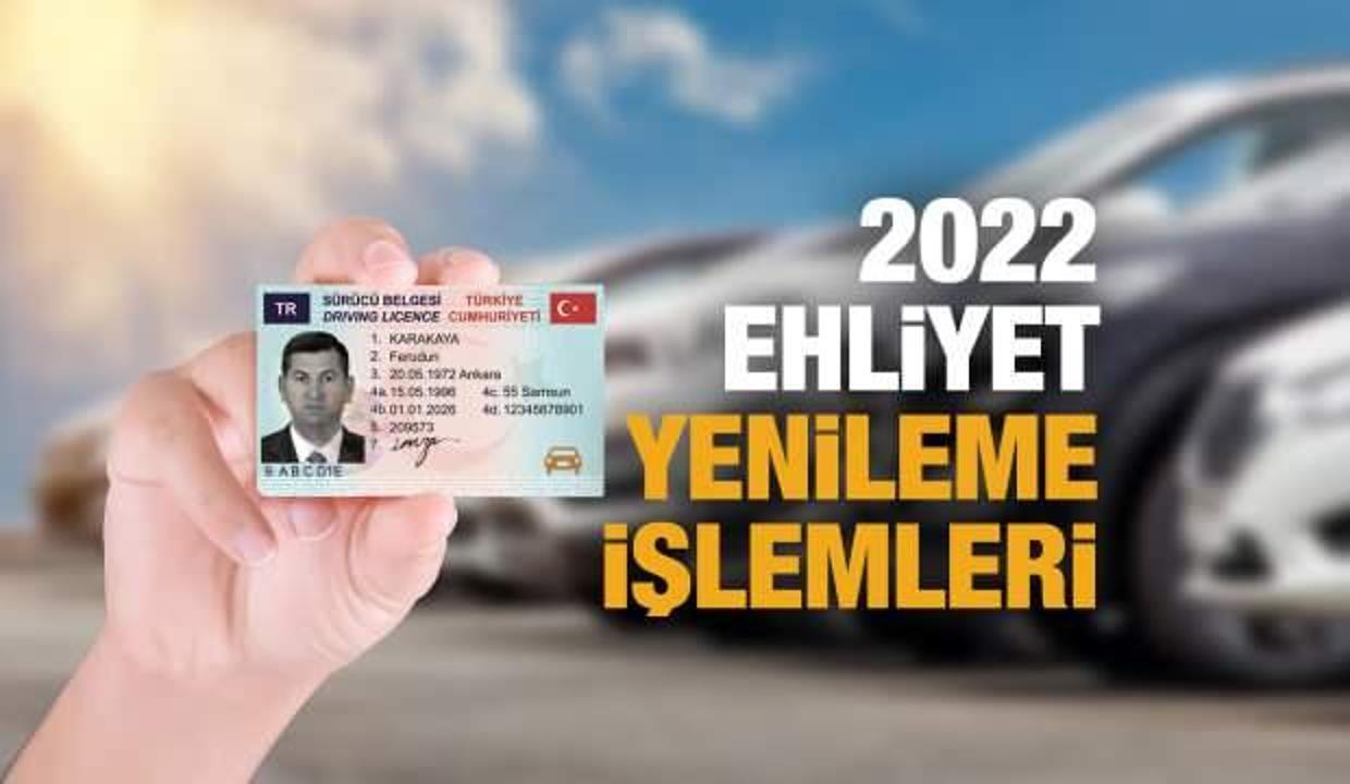 2022 ehliyet yenileme işlemleri (adım adım) | Eski ehliyet geçerlilik süresi ne kadar?
