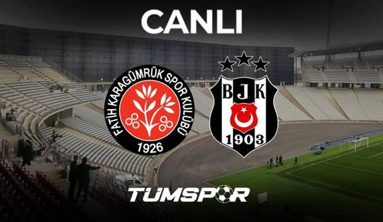 Fatih Karagümrük Beşiktaş maçı beIN Sports HD 1 canlı izle! Süper Lig 22. hafta