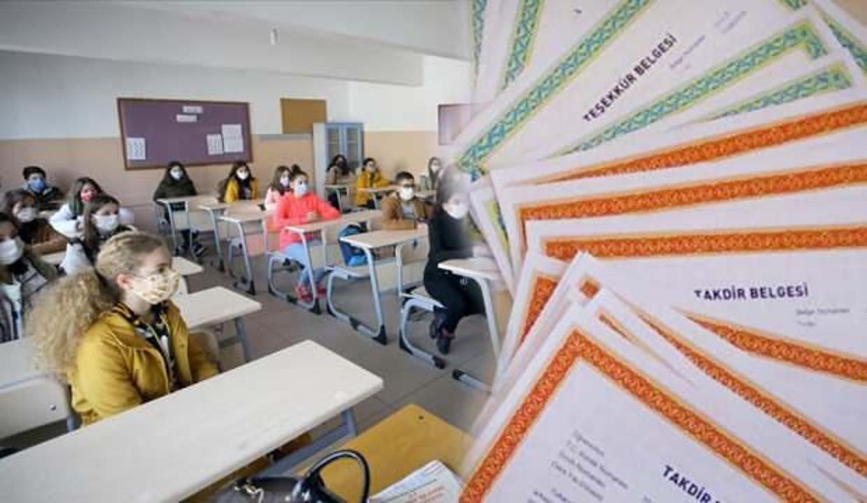 Takdir ve Teşekkür belgesi alma şartları MEB tarafından değiştirilmişti! Artık 5 gün devamsızlık…