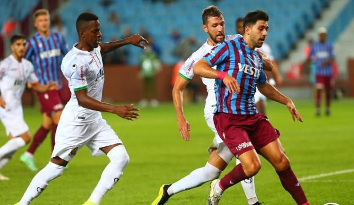 Alanyaspor-Trabzonspor! İlk 11'ler belli oldu