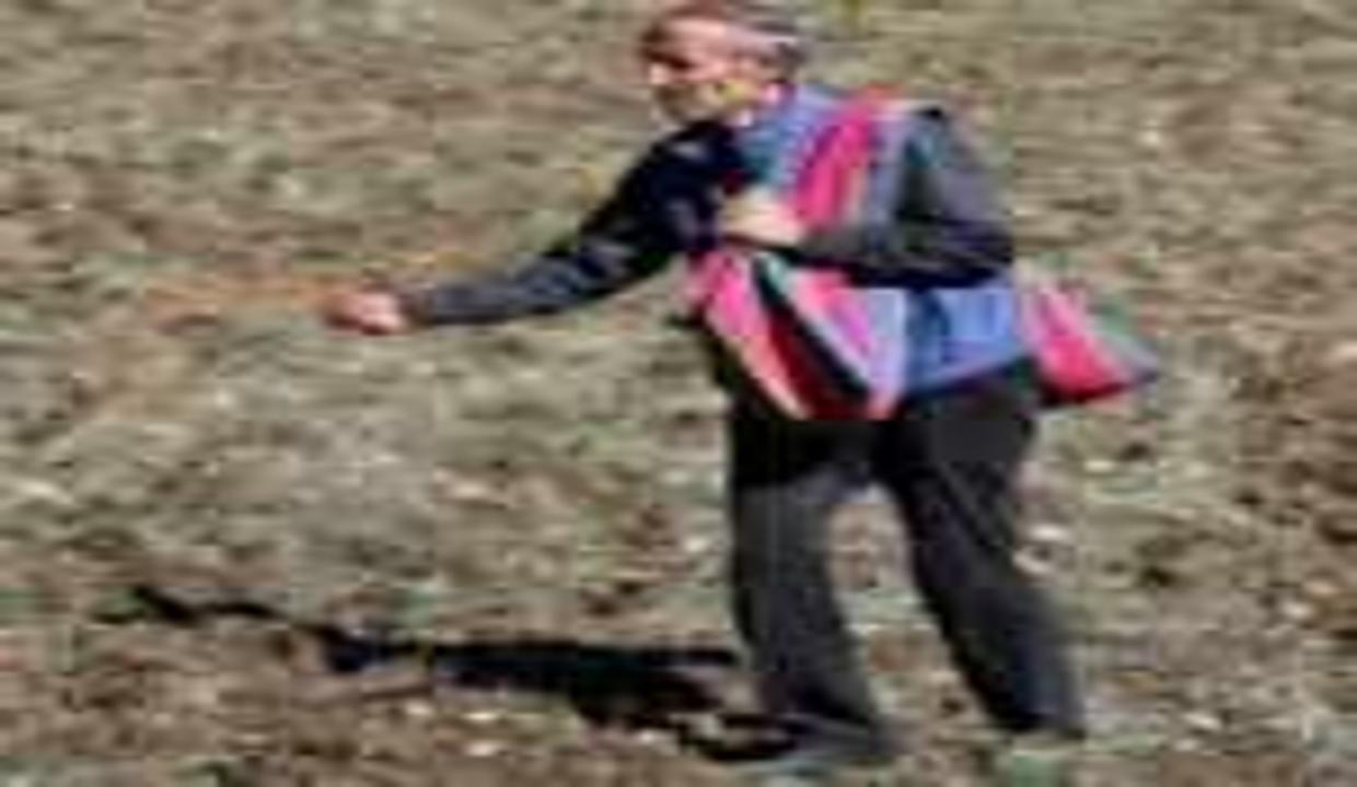 Kuşlar aç kalmasın diye 11 yıldır boş tarlaları ekiyorlar