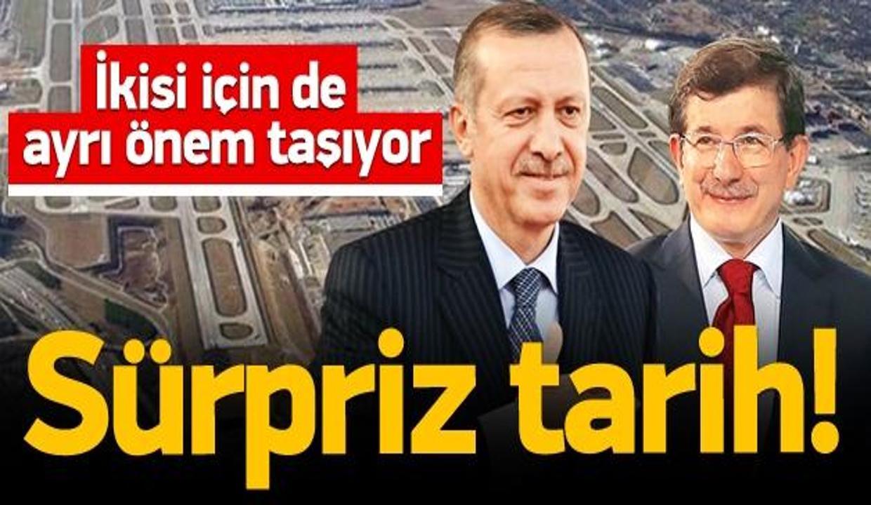 Erdoğan ve Davutoğlu'na 'havalimanı' sürprizi