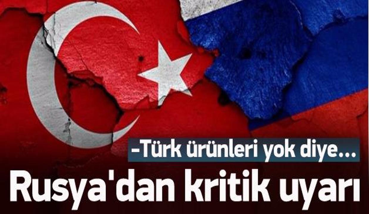 Rusya'dan çok kritik Türkiye uyarısı