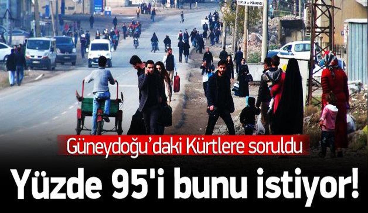 Güneydoğu halkı çözüm süreci dönsün istiyor