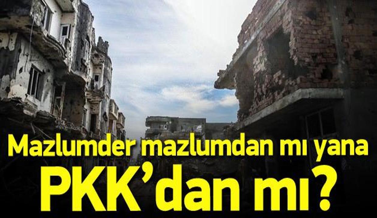 Mazlumder mazlumdan mı yana, PKK'dan mı?